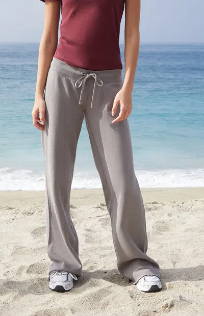 John Galt Women's Light Gray Hilary Soft Yoga Baggy Sweatpants