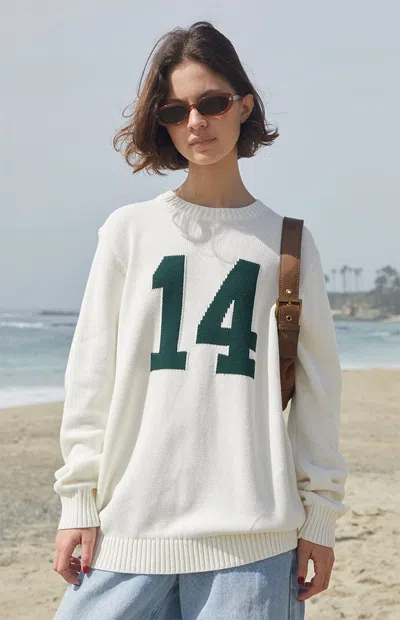 John Galt Women's Nico 14 Sweater In White