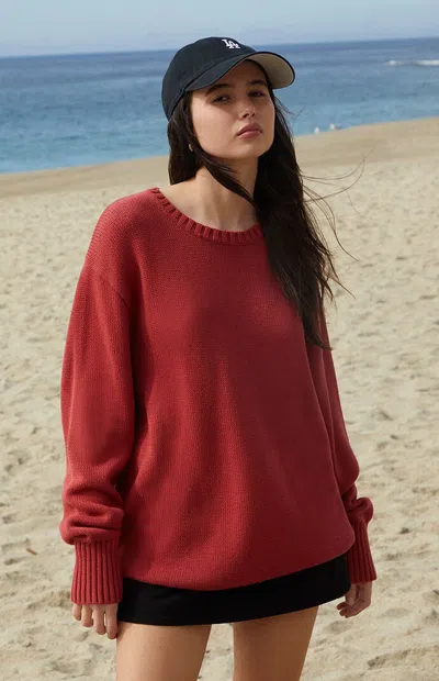 John Galt Women's Red Brianna Sweater