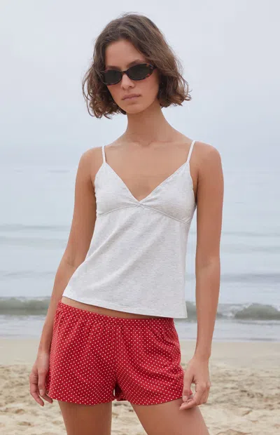 John Galt Women's Red Polka Dot Emery Lounge Shorts