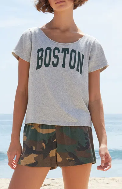 John Galt Women's Silver Boston Short Sleeve Off-the-shoulder Top In Multi