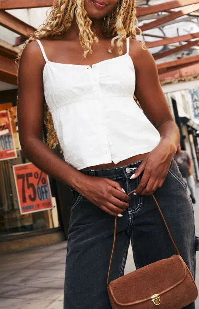 John Galt Women's White Dani Tank Top