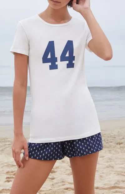 John Galt Women's White Hailie 44 T-shirt