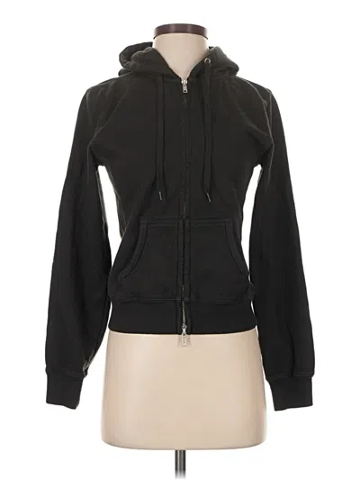 Pre-owned John Galt Zip Up Hoodie In Black