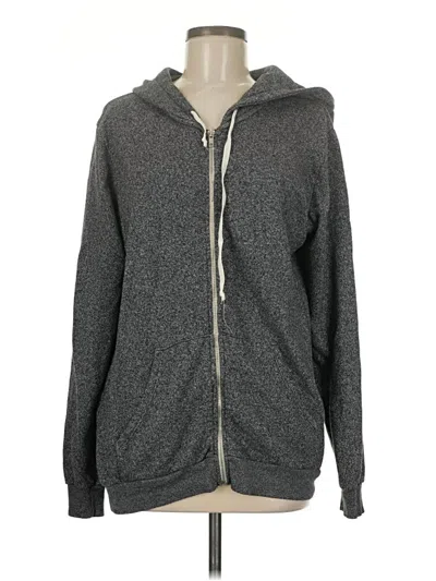 Pre-owned John Galt Zip Up Hoodie In Gray