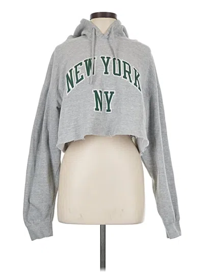 Pre-owned John Galt Zip Up Hoodie In Gray