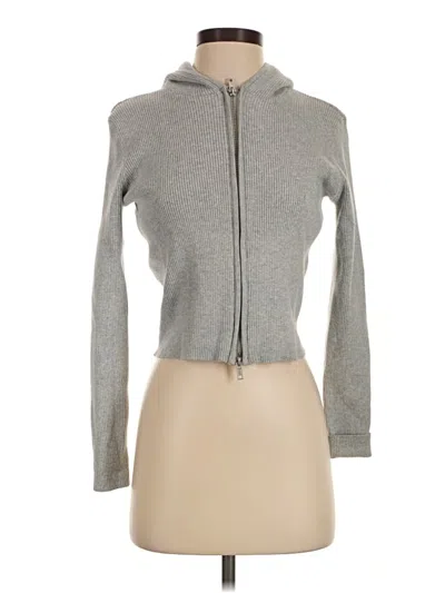 Pre-owned John Galt Zip Up Hoodie In Gray
