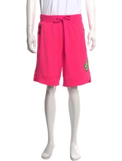 Pre-owned John Geiger Jogger Shorts W/ Tags In Pink