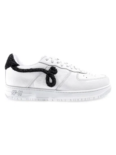 John Geiger Men's Gf-01 Webbed Sneakers In White