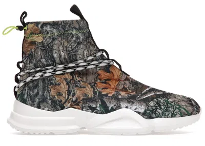 Pre-owned John Geiger Men's  002 Sneakers In Tree Camo/lime In Multi