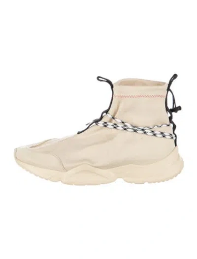 Pre-owned John Geiger Nylon Sock Sneakers In Neutrals