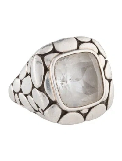 Pre-owned John Hardy 12.49ct Topaz Buta Kali Cocktail Ring In Multi