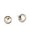 John Hardy Jh Essentials Stud Earrings In Gold/silver