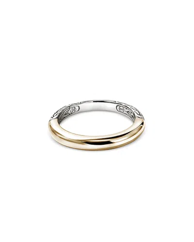 John Hardy 14k Yellow Gold & Sterling Silver Jh Essentials Two-tone Band
