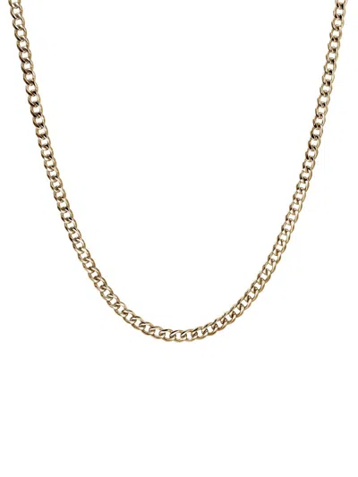 John Hardy 14k Yellow Gold Curb Chain Necklace In Purple
