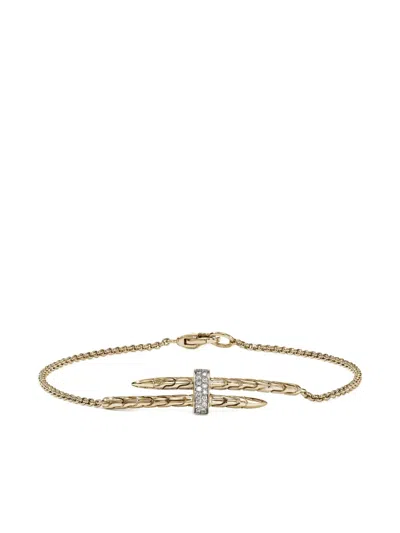 John Hardy 14k Yellow Gold Diamond Bracelet
