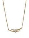 John Hardy 14k Yellow Gold Diamond Necklace In Gold