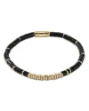 John Hardy 14k Yellow Gold Heishi Onyx Bracelet In Black