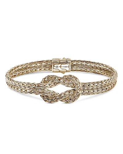 John Hardy 14k Yellow Gold Love Knot Bracelet