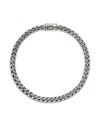 John Hardy 14k Yellow Gold Sterling Silver Chain Bracelet In Silver