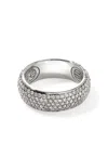 John Hardy Sterling Silver Jh Essentials Pave Diamond Band Ring, 1.07 Ct. T. W. In Silver