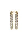 John Hardy 14kt Yellow Gold Jh Essential Diamond Hoop Earrings In Gold