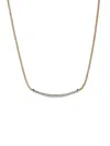 John Hardy 14kt Yellow Gold Jh Essential Diamond Necklace In Gold