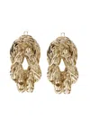 John Hardy 14kt Yellow Gold Lov Knot Hoop Earrings In Gold