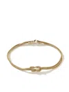John Hardy 14kt Yellow Gold Manah 1.8mm Double-row Bracelet In Gold