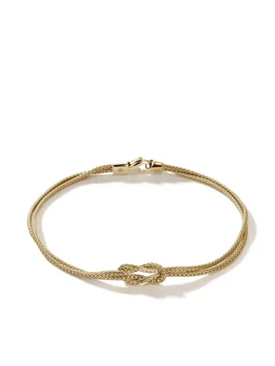 John Hardy 14kt Yellow Gold Manah 1.8mm Double-row Bracelet