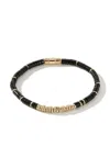 John Hardy 14k Yellow Gold Heishi Onyx Bracelet In Black