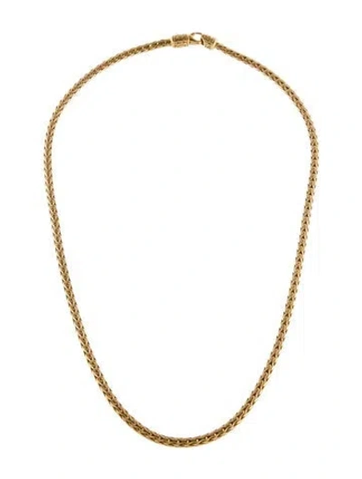Pre-owned John Hardy 18k Icon Chain Necklace, 18" In Multicolor