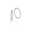 John Hardy 45mm Classic Chain Sterling Silver Hoop Earring - Eb90374 In Silver-tone