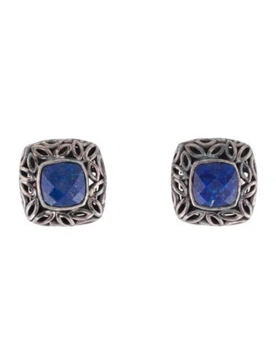 Pre-owned John Hardy Angela By  Lapis Lazuli Stud Earrings In Multi