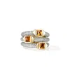 John Hardy Artisan Series Icon Stud Ring In Multi
