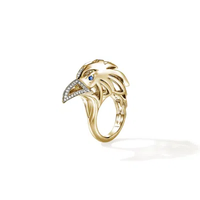 John Hardy Artisan Series Legends Eagle Ring In Gold
