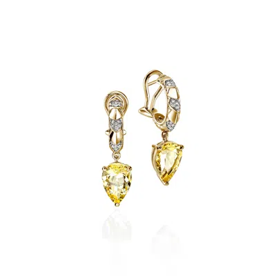 John Hardy Artisan Series Naga Drop Earring In Gold