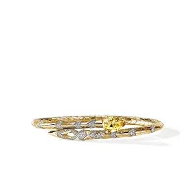 John Hardy Artisan Series Naga Flex Cuff In Gold