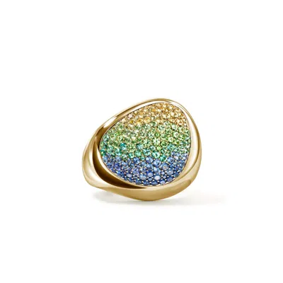 John Hardy Artisan Series Pebble Ring In Gold