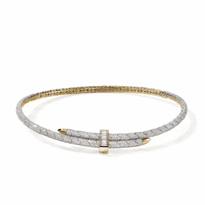 John Hardy Artisan Series Spear Flex Choker Necklace In Metallic