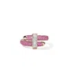 John Hardy Artisan Series Spear Ring In Pink