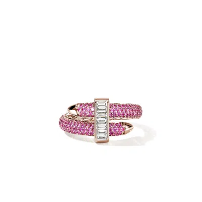 John Hardy Artisan Series Spear Ring In Pink