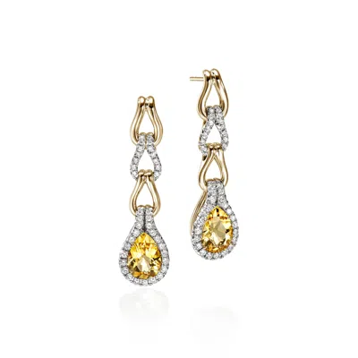 John Hardy Artisan Series Surf Drop Earrings