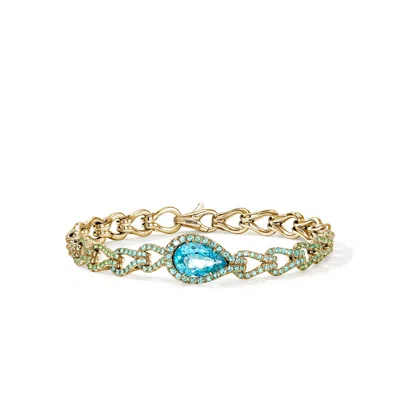 John Hardy Artisan Series Surf Link Bracelet In Gold