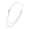 John Hardy Sterling Silver Asli Classic Chain Link Sautoir Necklace In Multicolor