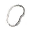 John Hardy Asli Classic Silver Chain Link And Pearl Necklace - Nb900797x18 In Silver-tone