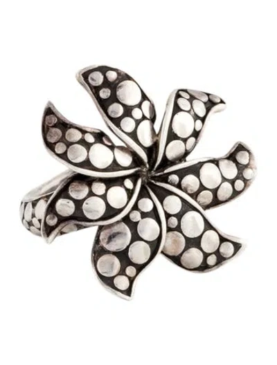Pre-owned John Hardy Ayu Dot Jasmine Ring In Multi