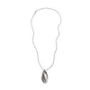John Hardy Bamboo Amplified Pendant Necklace In Black Spinel
