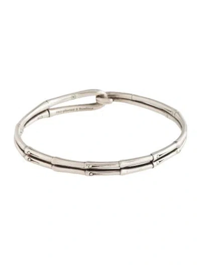 Pre-owned John Hardy Bamboo Bangle, 6" In Multicolor