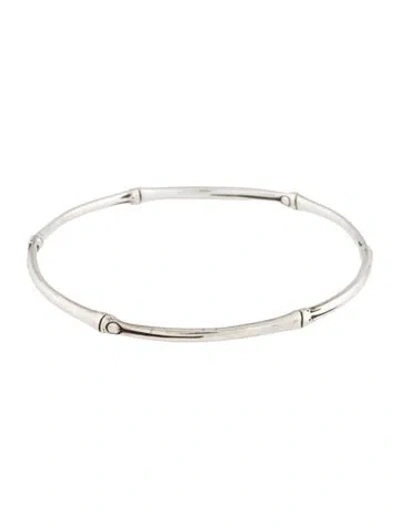 Pre-owned John Hardy Bamboo Bangle, 7.5" In Multicolor
